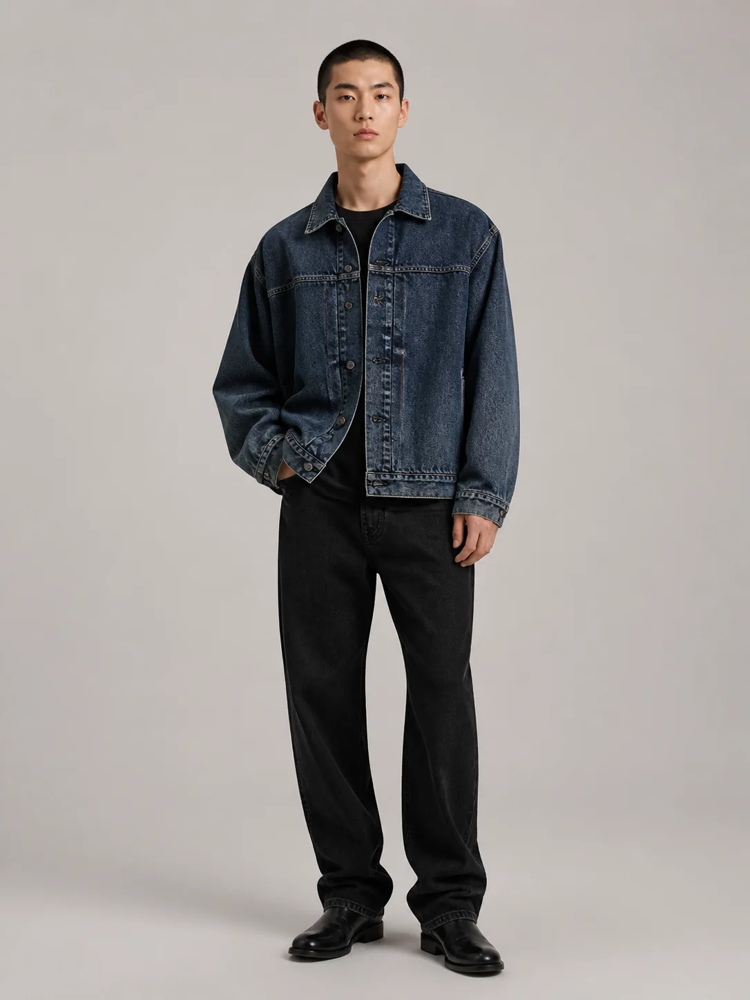 Oversize Denim Ceket